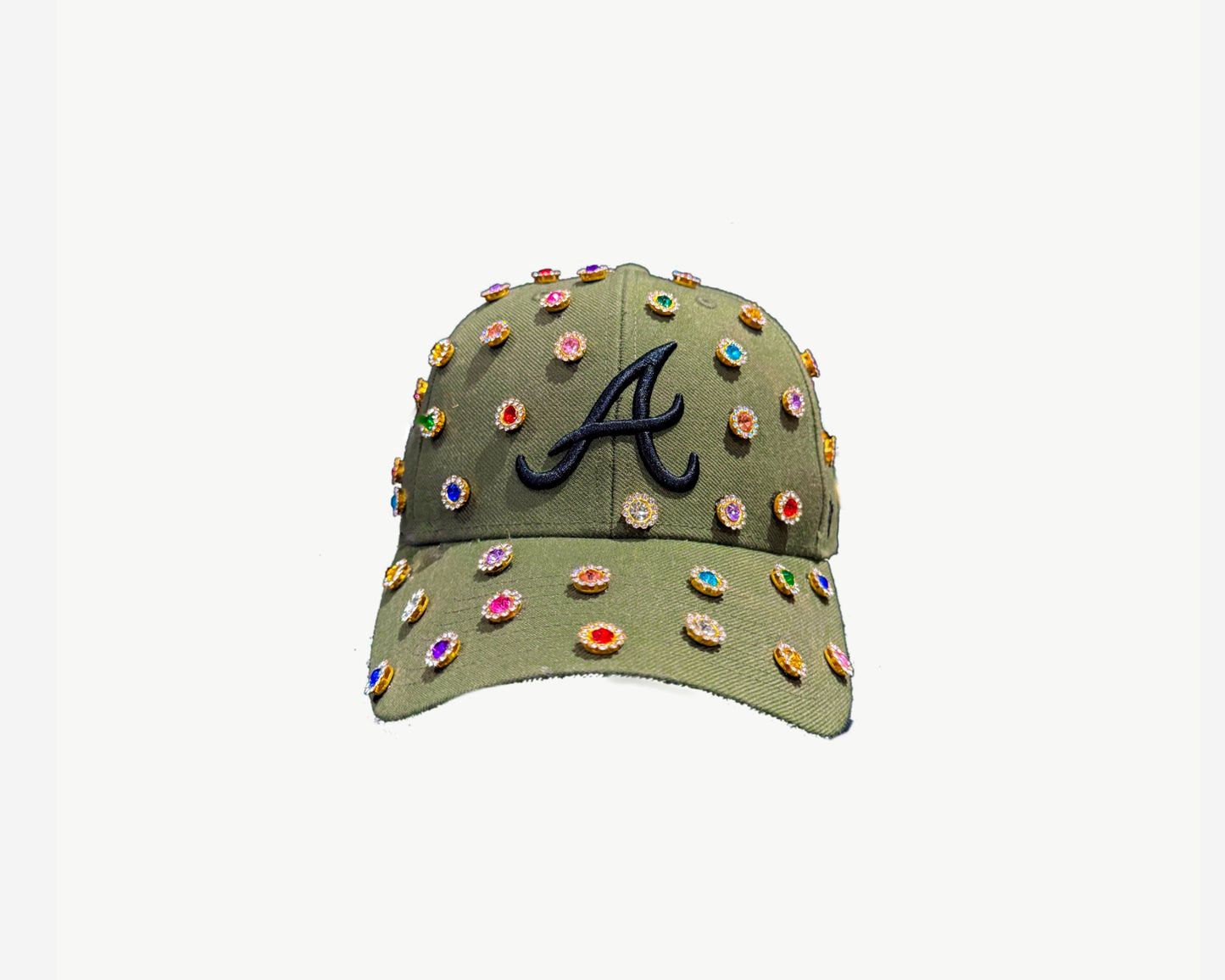 ‘Crown Stones’ : Olive green