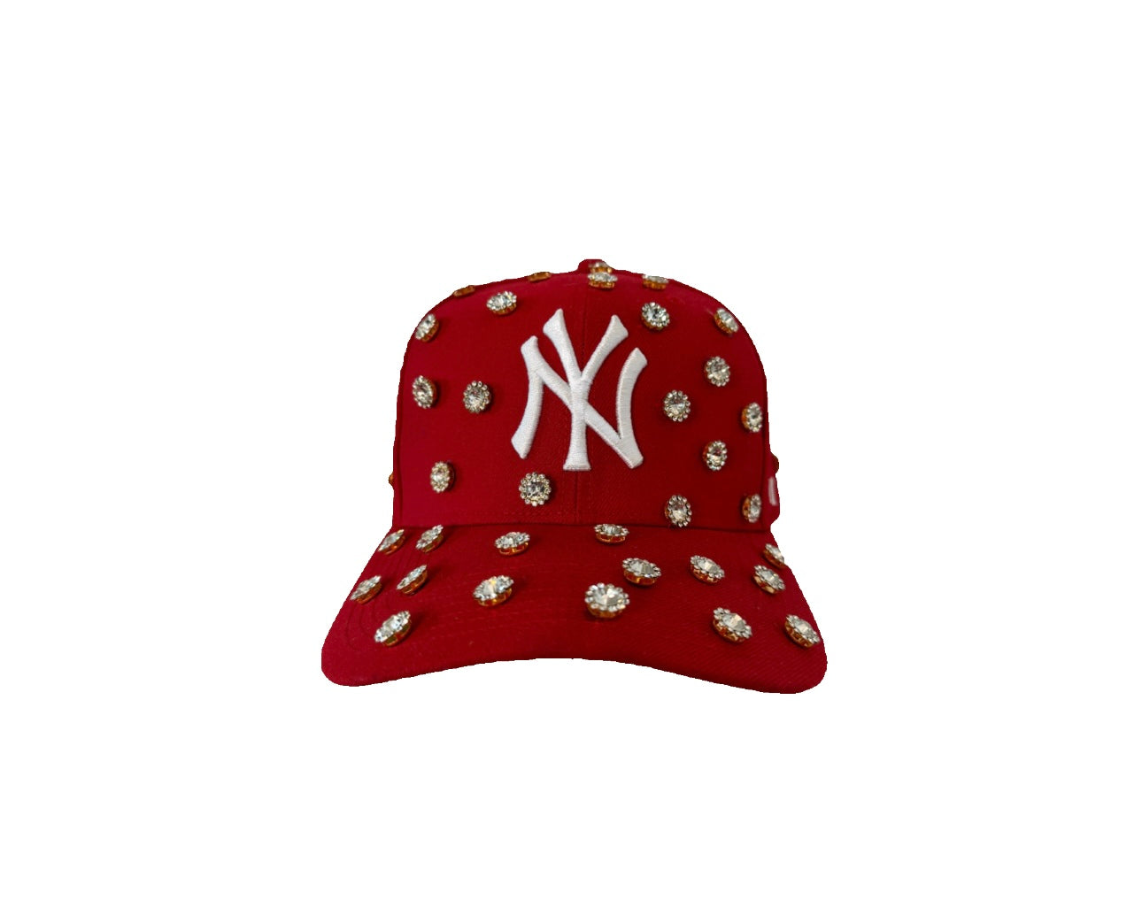 Icey New York Yankees MLB New Era Red 9Seventy Team Color Snapback